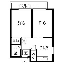 エクセル大橋の物件間取画像